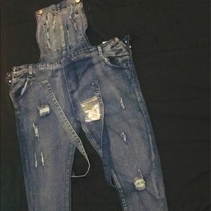 Overalls for slim small built man.